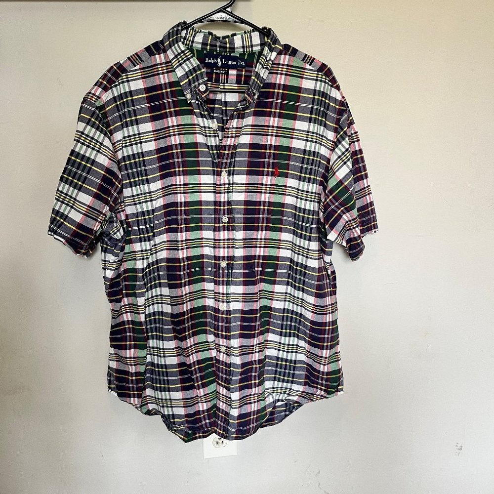 Ralph Lauren Short Sleeve Dress Shirt, XL
